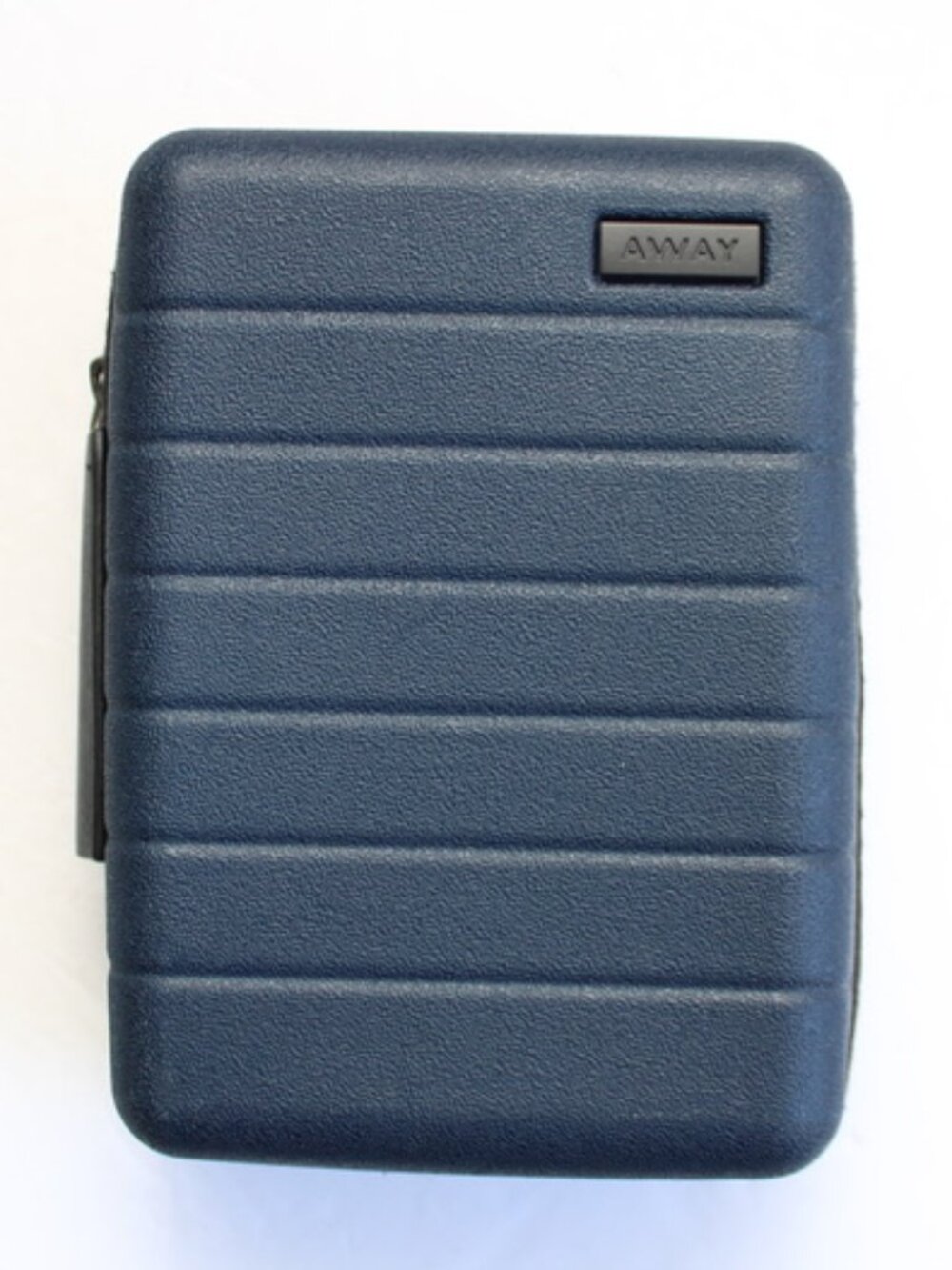 Away x United Airlines Mini Hard Travel Case Toiletry Makeup Tech Kit Navy Blue
